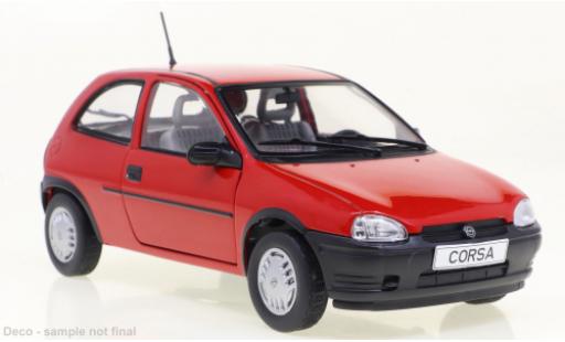 Modelauto Opel Corsa B Base B rood 1993 1/24 WhiteBox
