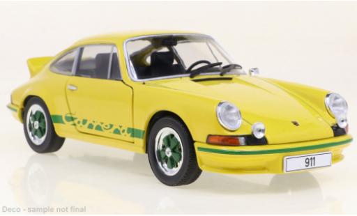Modelauto Porsche 911 RS Carrera 2.7 geel/groen 1972 1/24 WhiteBox