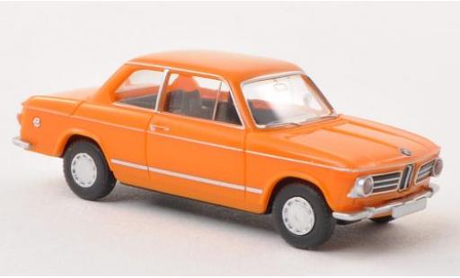 Modelauto Bmw 2002 berline oranje 1/87 Wiking