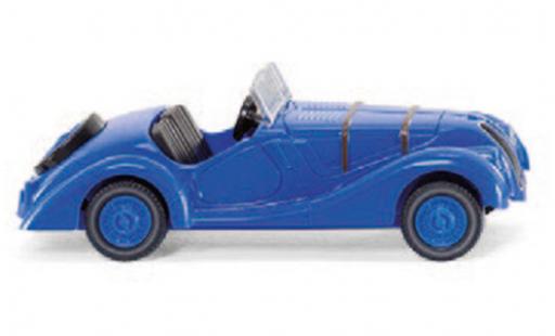 Modelauto Bmw 328 berline blauw 1/87 Wiking