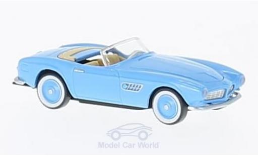 Modelauto Bmw 507 cabriolet blauw 1/87 Wiking