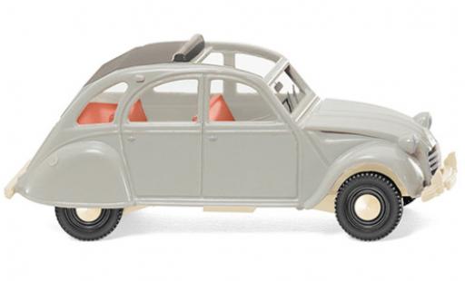Modelauto Citroen 2 CV Berline grijs 1963 1/87 Wiking