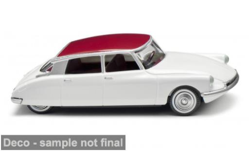 Modelauto Citroen ID 19 Berline wit/rood 1957 1/87 Wiking