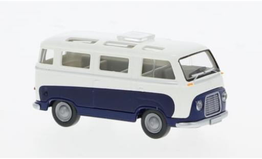 Modelauto Ford FK Bus 1000 Panoramabus blauw/wit 1962 1/87 Wiking