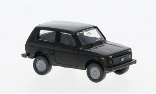 Modelauto Lada Niva Base zwart 1/87 Wiking