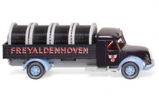 Modelauto Magirus S 7500 Base Freyaldenhoven plateformes-Truck avec charge 1/87 Wiking