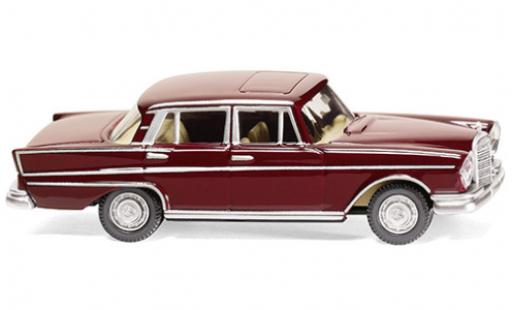 Modelauto Mercedes 300 Base SE (W112) rood 1961 1/87 Wiking