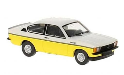 Modelauto Opel Kadett C GT/E C Coupe geel/wit 1/87 Wiking