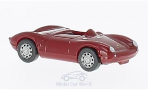 Modelauto Porsche 550 Base Spyder rood 1/87 Wiking