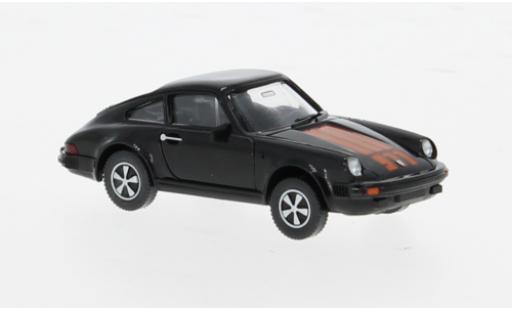 Modelauto Porsche 911 SC zwart 1/87 Wiking