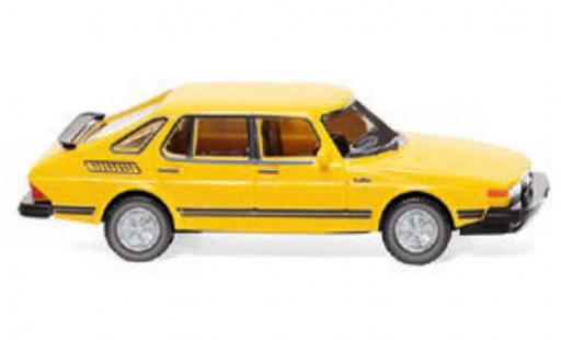 Modelauto Saab 900 Turbo geel 1978 1/87 Wiking