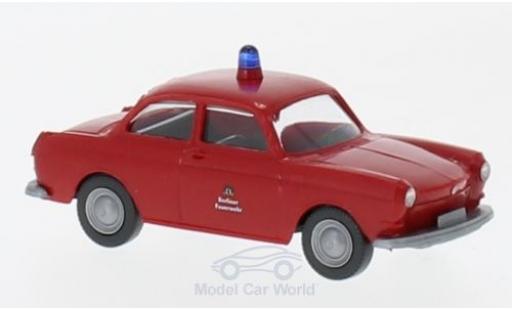 Modelauto Volkswagen 1600 Base Brandweer 1/87 Wiking