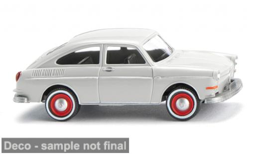 Modelauto Volkswagen 1600 Base TL wit 1969 1/87 Wiking