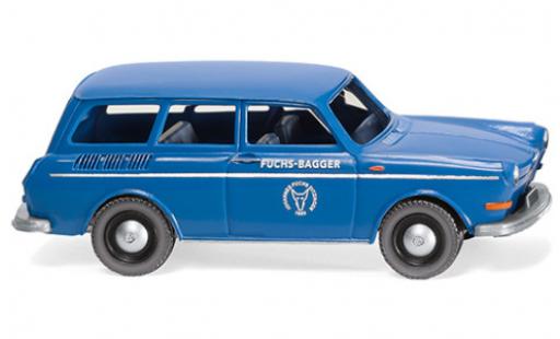 Modelauto Volkswagen 1600 Variant Fuchs-Bagger Kundendienst 1969 1/87 Wiking
