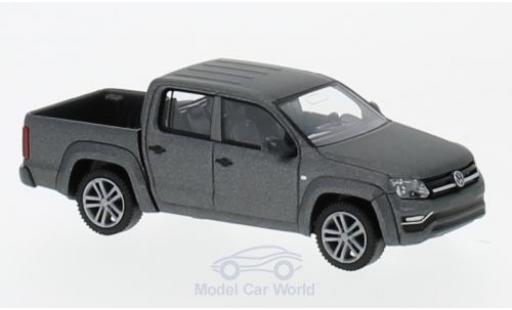 Modelauto Volkswagen Amarok GP Comfortline metallic grijs 1/87 Wiking