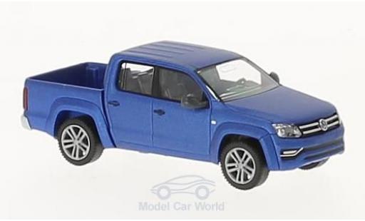 Modelauto Volkswagen Amarok GP Highline mat-blauw 1/87 Wiking
