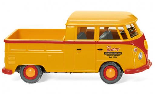 Modelauto Volkswagen T1 B Doppelkabine &Atilde;&para;lling 1963 1/87 Wiking