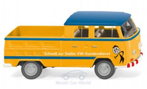 Modelauto Volkswagen T2 Base Doppelkabine Kundendienst 1/87 Wiking