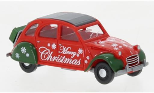 Modelauto Citroen 2CV Berline Merry Christmas 1963 1/87 Wiking