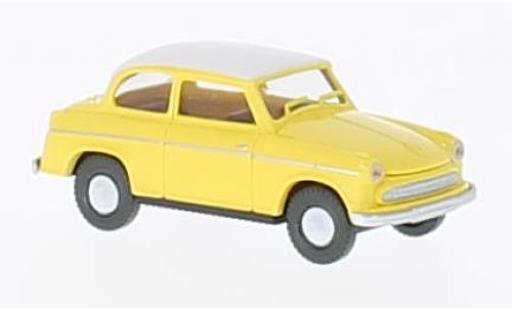 Modelauto Lloyd Alexander TS geel /wit 1/87 Wiking