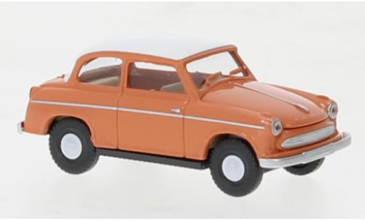 Modelauto Lloyd Alexander TS roze/wit 1954 1/87 Wiking