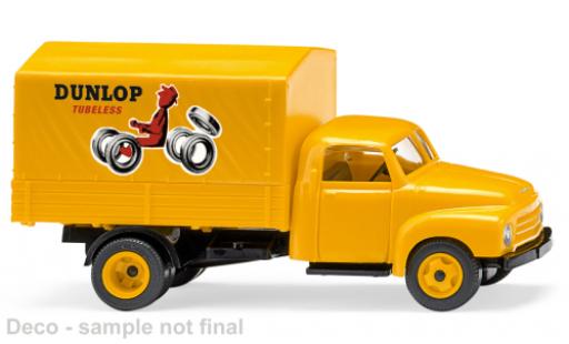 Modelauto Opel Blitz Base Dunlop 1/87 Wiking