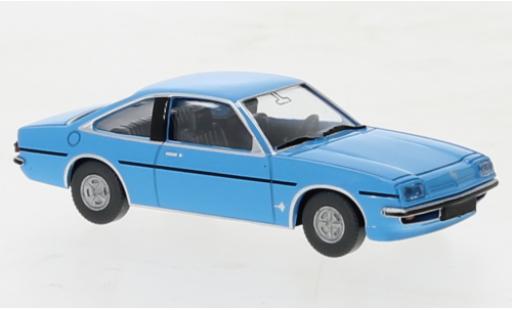 Modelauto Opel Manta B Base B blauw 1975 1/87 Wiking