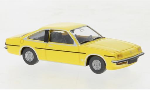 Modelauto Opel Manta B Base B geel 1975 1/87 Wiking