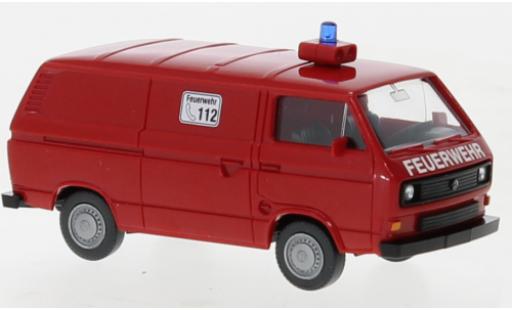 Modelauto Volkswagen T3 A bestelwagen brandweer 1981 1/87 Wiking