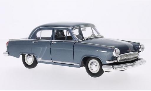 Modelauto Gaz M21 Base Wolga / GAZ blauw Lucky Die Cas 1/24 Lucky Die Cast